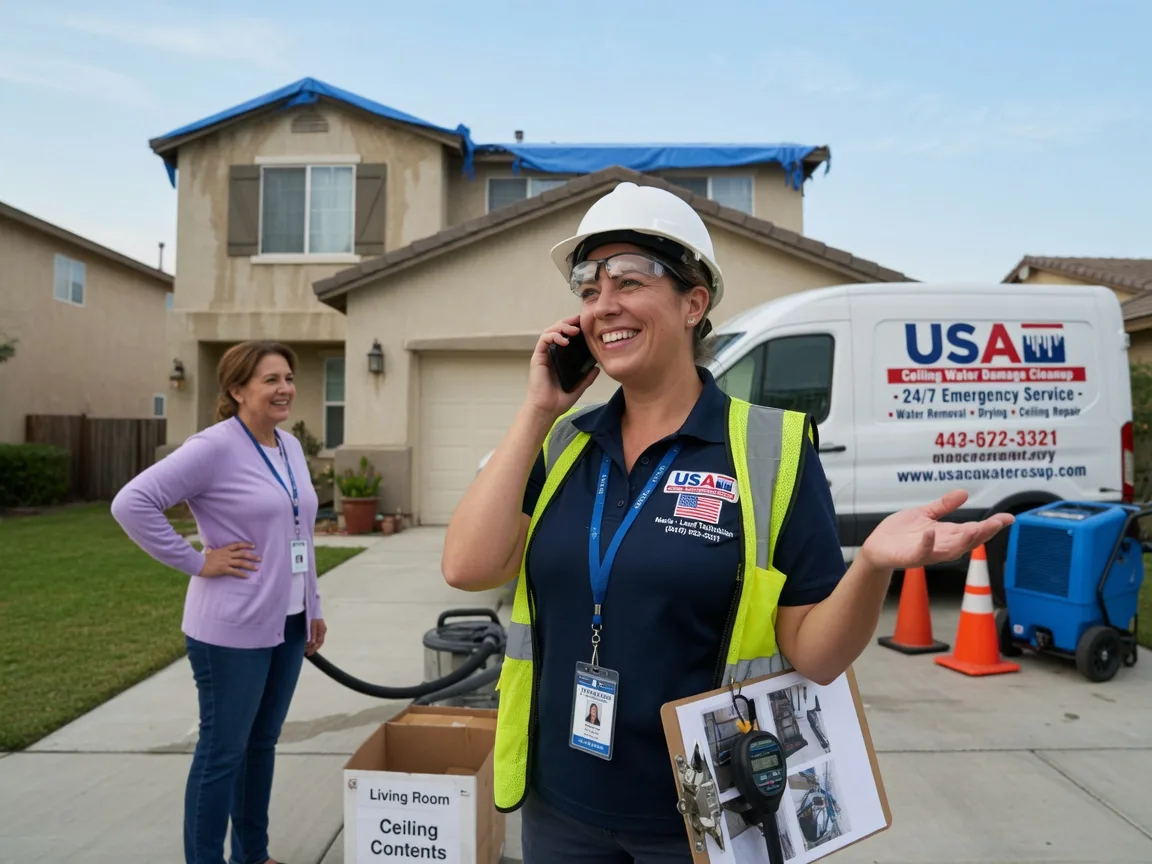 Ceiling Water Damage Restoration Gnadenhutten, OH FAQs